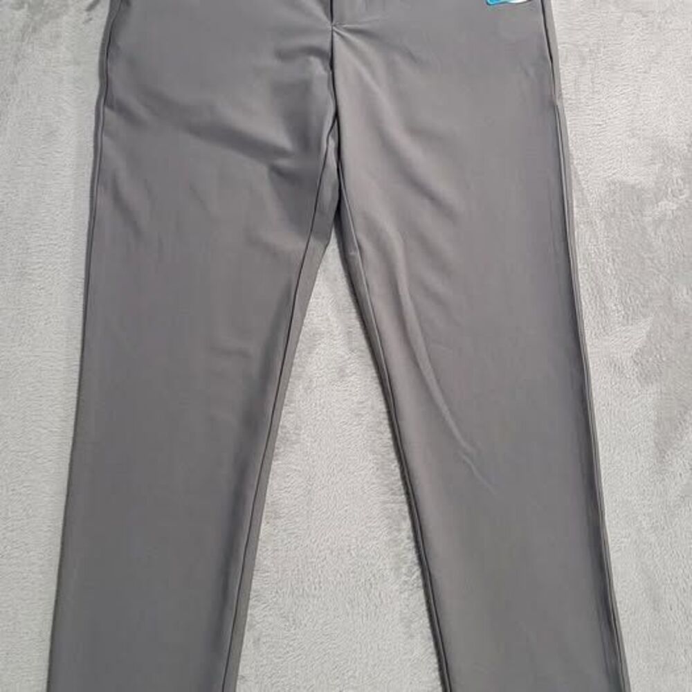 Birdie Bound Performance Golf Pants Mens 30x32 Gray Stretch Flex Cell Pocket NWT